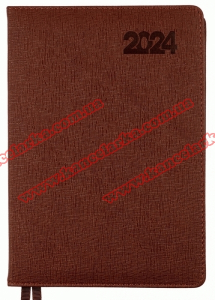 Щоденник А5 дата Leo Planner 'Escalada', твердий, 368 стор., коричневий, 252442 252442