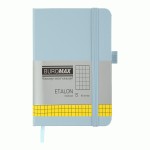 Блокнот діловий, ETALON 95*140, 96арк, клітинка, обкл. штучна шкіра, блакитний,  ВМ.296160-14 ВМ.296160-14