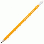Олівець графітовий HB, жовтий, з гумкою, туба BM.8500 BM.8500