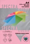 Папір кольоровий А4/80gsm. (100) неон, Cyber HP Red малиновий, 350 Spektra Color 350