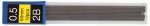 Стержень к механическому карандашу 0.5мм. 2В, Е10802 Е10802