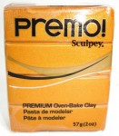 Пластика Sculpey Premo, 57гр, Золото 5303