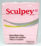 Пластика Sculpey III 57гр, Блідо-рожева 1209