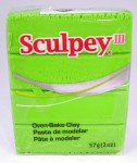 Пластика Sculpey III 57гр, Зелена світла 1629