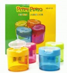 Чинка пластикова з контейнером на 2 леза, KB-8133 Peppy Pinto