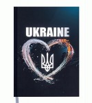 Щоденник датований 2021 UKRAINE, А5, 336 стор. чорний, ВМ.2128-01 ВМ.2128-01
