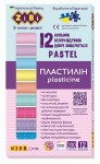 Пластилін PASTEL 12 кольорів, 200г (8 пастель + 4 глітер), KIDS Line ZB.6240 ZB.6240