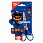 Ножницы YES 'Ninja' 13см, с принтом на лезвии, 480427 480427