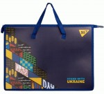 Папка-портфель YES А3 з тканинними ручками 'Stand with Ukraine', 492200 492200