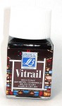 Фарба вітражна 'Vitrail' No.102 Темно-коричнева 50мл. 102