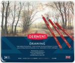 Набір кольорових олівців 'Drawing ' в металевій коробці 24 кол. 700672