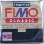 Пластика FIMO Classic, 56г, черный 09