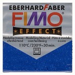 Пластика 'FIMO Effect', глітер синій 302. 56г 302