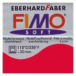 Пластика 'FIMO Soft' STAEDTLER вишнева 026 56гр. 026
