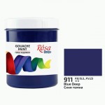 Фарба гуашева художня Синя темна 911, 100мл., ROSA Studio 911
