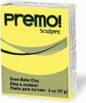 Пластика Sculpey Premo, 57гр, Желтая светлая 5525