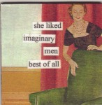 Серветка для декупажу 'She liked imaginary...',  25*25 см, 3-х шарові