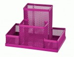 Приладдя настільне 153x102x100мм., металеве, рожевий, KIDS Line, ZB.3116-10 ZB.3116-10
