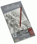 Набір графітних олівців СLEOS, 12шт., мет. коробка, Cretacolor 160 52