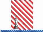 Рушник- серветка для декупажу  'Статуя Свободи', 32х42см, 3-х шарові