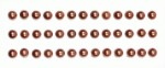 Половинки жемчужин клеевые коричневые, 6мм, 39шт. SCB 25021069
