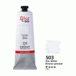 Фарба олійна, Білила цинкові (503), 100мл, ROSA Studio 503
