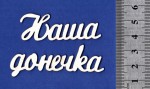 Чипборд 'Наша донечка' 23х120мм СЛ-011 СЛ-011