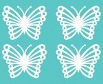 Чипборд 'Набір метеликів 01'  50х65мм МЕ-004 МЕ-004