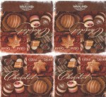 Салфетка для декупажа 'Chocolat', 33 * 33 см, 3-х слойные