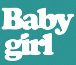 Чипборд 'Baby girl' 40*55мм SL-039 SL-039