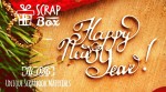 Чипборд 'Happy New Year!' 55х38мм Hi-036 Hi-036