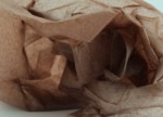 Тишью (папиросная бумага) коричневный 75х50см 18987 18987