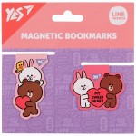 Закладки магнитные Yes 'Line Friends Sweet heart', 2шт., 708107 708107