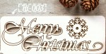 Чипборд 'Merry Christmas' 92х30мм Hi-003 Hi-003