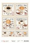 Бумага для декупажа Coffee break, 21*30см, 55г/м2, Rosa START 