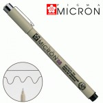 Лайнер PIGMA Micron 08 = 0.5мм, черный, Sakura SAKXSDK0849