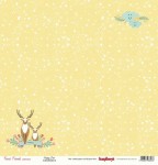 Односторонній папір для скрапбукінгу 30х30см Happy Deer, 190г/м2, Forest Friends SCB220608610 SCB220608610