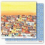 Двохсторонній папір для скрапбукінгу 30х30см Colourful City, 190г/м2 SCB220609504 SCB220609504