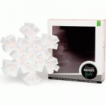 Декоративний світильник у формі сніжинки2+гірлянда, Marquee Kit–Paper–Snowflake, Heidi Swapp,312193 312193