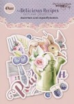 Набір паперових висічок для скрапбукінгу 'Delicious Recipes' 49шт. SM2700014 SM2700014