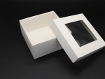 Коробка сборная картонная, белый, 13х13х6см. OA-2 OA-2