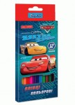 Набір кольорових олівців 12 шт., тригранні 'Cars' 1Вересня 290536 290536