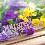 Чипборд 'You are in my heart 1 '45х95мм SL-419 SL-419