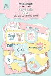Набір паперових висічок для скрапбукінгу 'Sweet baby girl', 250г/м2., FDDCS-04027-1 FDDCS-04027-1