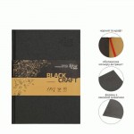 Блокнот A5 (14,8*21см), чорний та крафт папір, 80г/м, 96л., ROSA Studio 