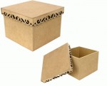 Коробка с фигурной крышкой 2, МДФ, 20х20х15 см, ROSA TALENT