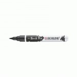 Пензель-ручка Ecoline Brush Pen 718, Сіра тепла, Royal Talens 11507180
