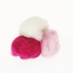 Набор шерсти для валяния кардочесанои 'Розовые оттенки', 3 кол.х10 г, Rosa Talent 1203372