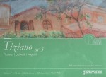 Склейка для пастелі Tiziano №5 (32.5х45), 160г/м2, 15арк., кольорові аркуші, папір Fabriano, GAMMA
