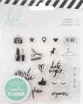 Набір акрилових штампів, 17шт.`Everyday` Heidi Swapp Fresh Clear Stamps . 313957 313957